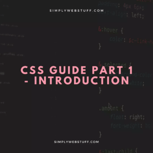 css introduction