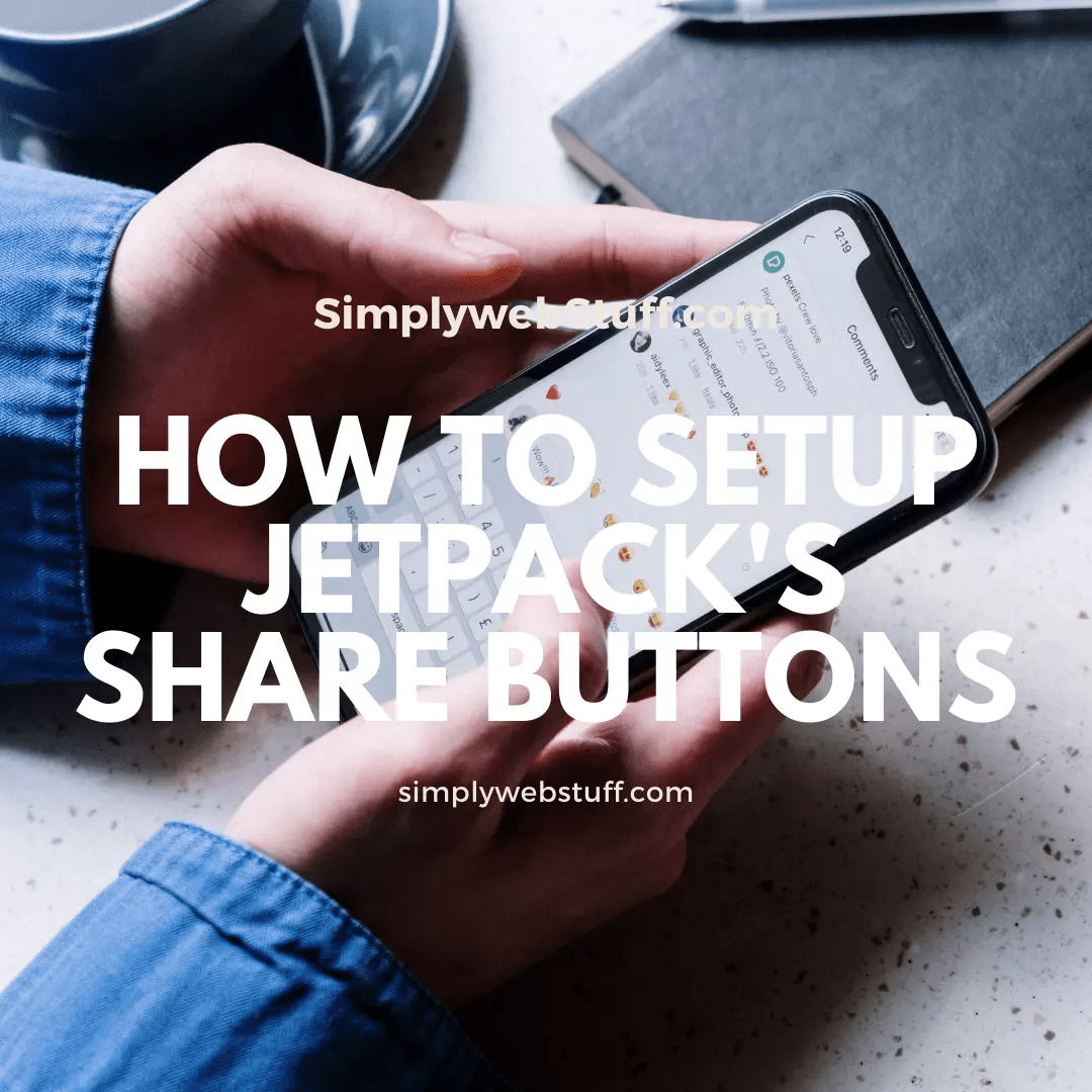 how to set up jetpack share buttons on wordpress website