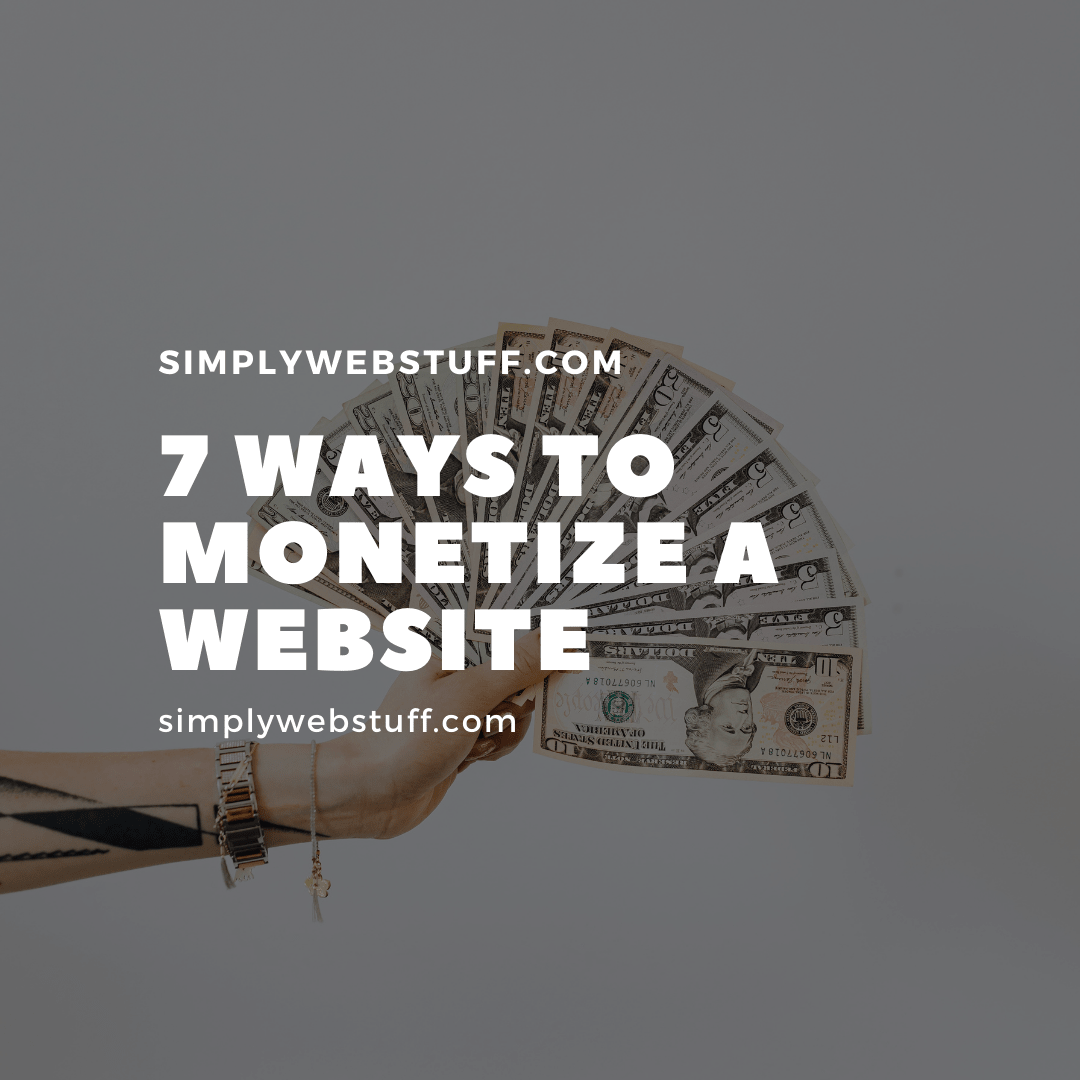 how to monetize website