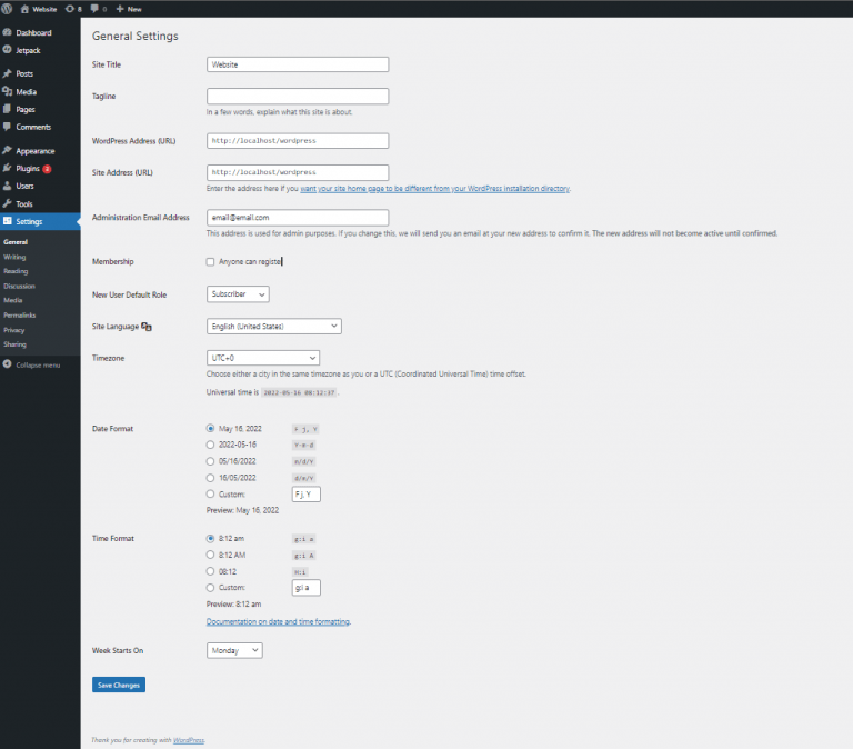 Everything You Need To Know About WordPress General Settings