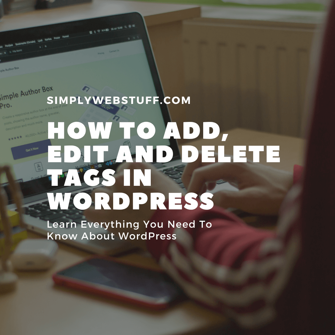 add, edit, delete tags in wordpress
