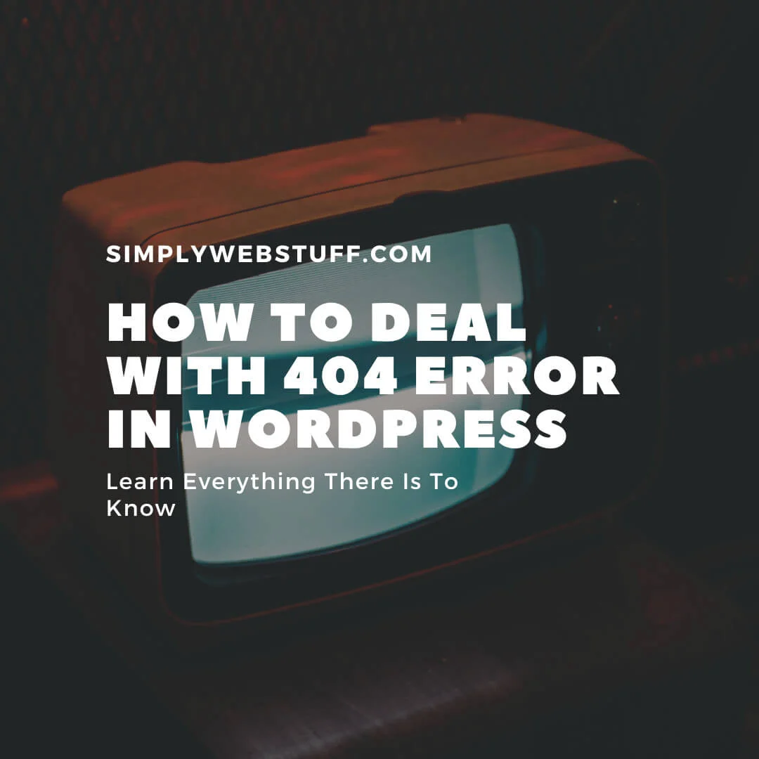 how to fix with 404 errors in wordpress