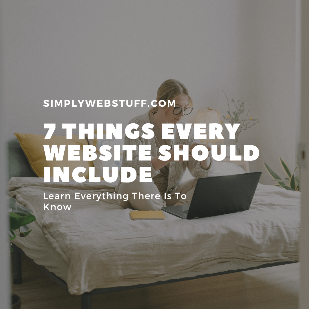 things every website must have