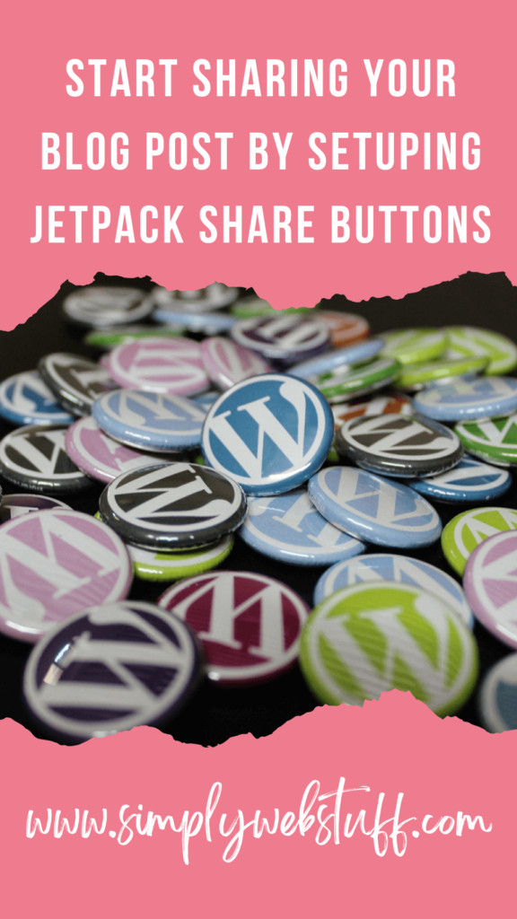 how to setup jetpack share buttons