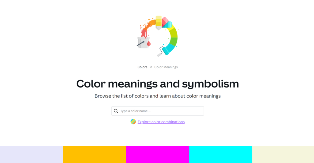 canva color meaning