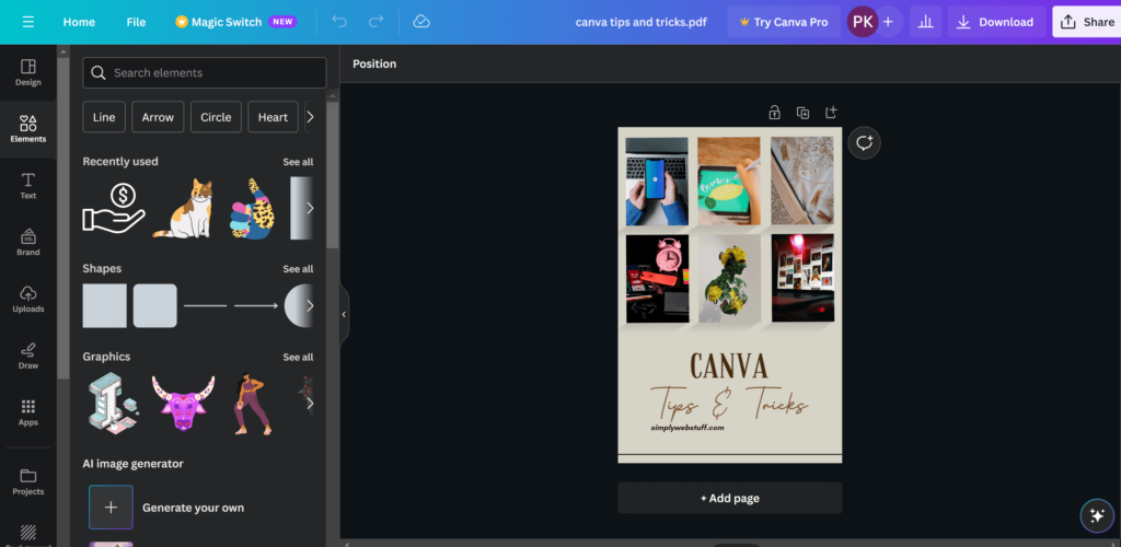 canva pdf editor